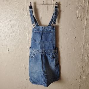 DIVIDED | Denim Skirt Overalls size 8
